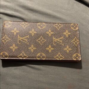 Louis Vuitton Monogram long wallet Bifold Checkbook GREAT CONDITION
